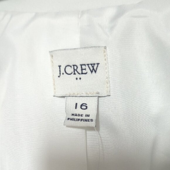 NWT J. Crew Elegant White Blazer - Picture 2 of 7